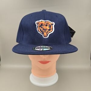 Premium Fits Professional Style Chicago Bears Navy Blue Fitted Hat Size 7 5/8